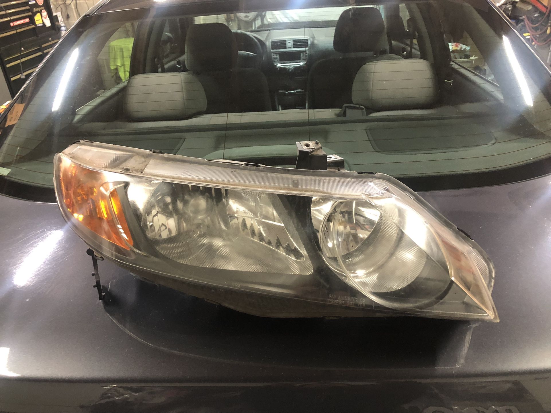 Honda Civic Front Headlight Passenger Side