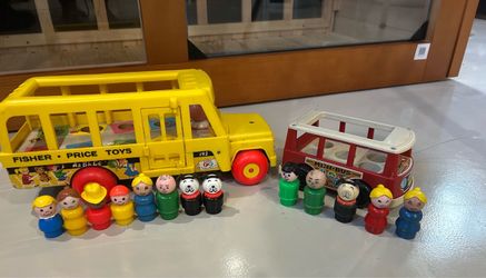 Fisher-Price Little People School Bus and Mini-Bus Set
