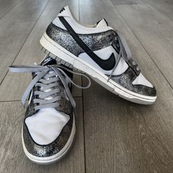 Nike Dunk Low Golden Gals Metallic Silver Women's Shoes Size 8 EUR 39 DO5882-001