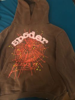 Brown Sp5der hoodie