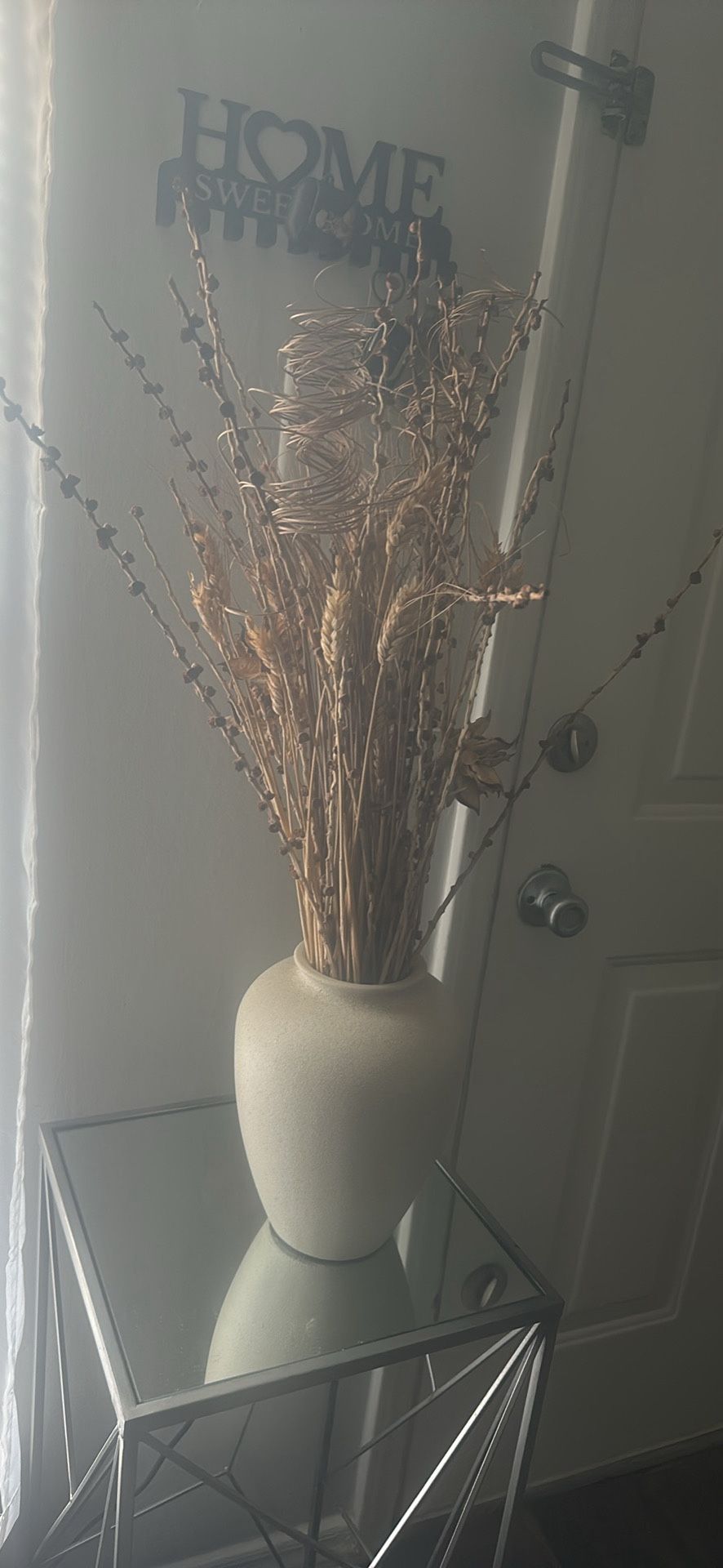 Vase And Dried Plant