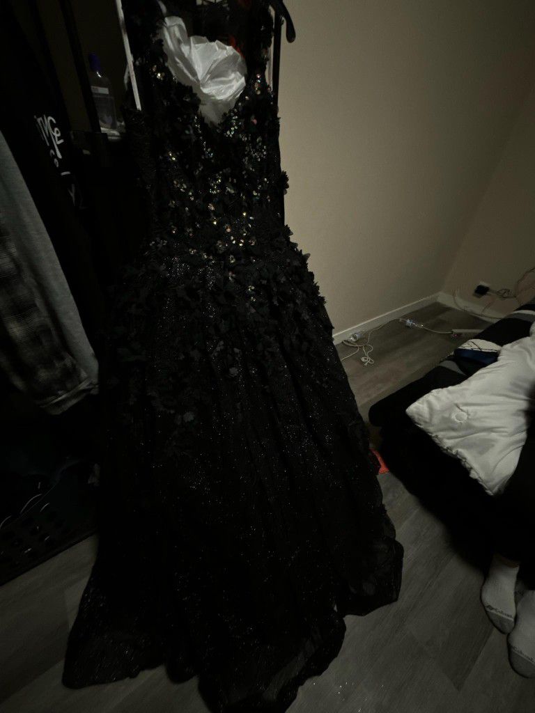 Black Quinceanera Dress 
