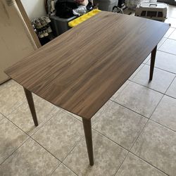Mid-Century Modern Wooden Dining Table