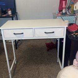 White Vanity Desk