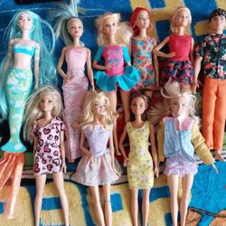 Barbie Summer Dolls, x10 