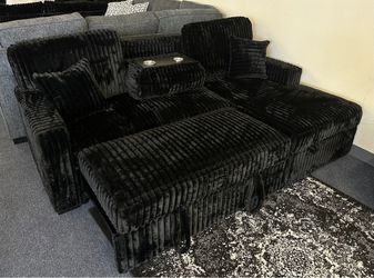 Black Sectional sleeper
