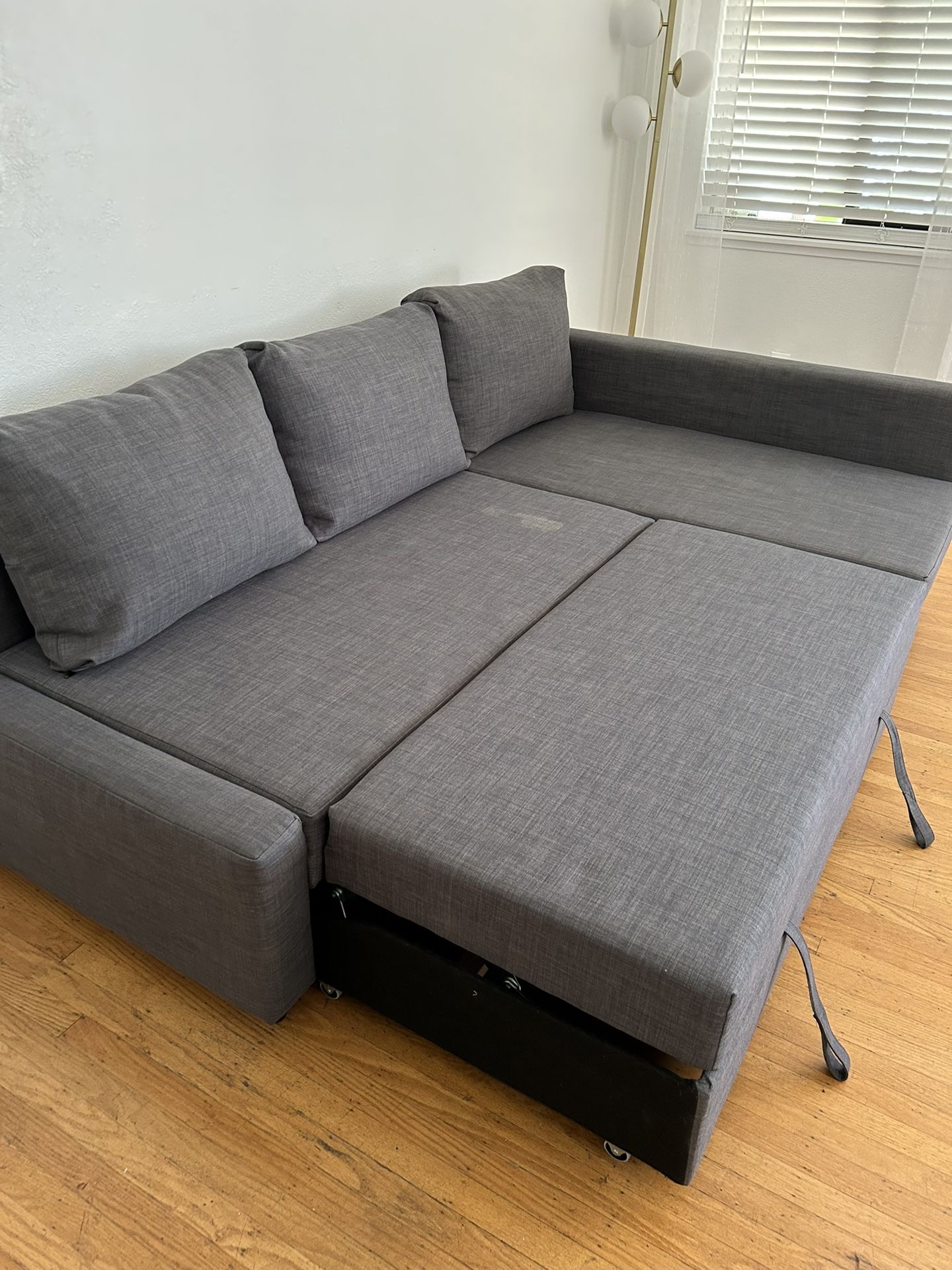 Grey IKEA Friheten Sleeper Sofa