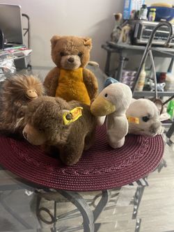 Steiff Animal Collection Of 5