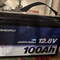 Shockflo Shockflo LifeP04 lithium Iron Phosphate Battery with Blue tooth monitoring brand new 