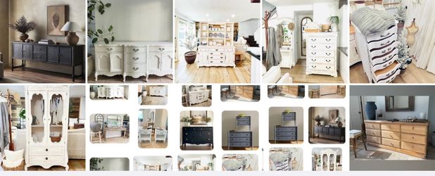 Selling One Of A Kind Furniture ( Dressers/ Tables / Nightstands/ China Cabinet/ Sideboards And More .)