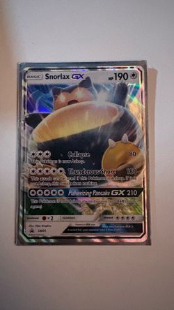 Pokemon Snorlax GX SM05 JUMBO OVERSIZED Near Mint Excellent
