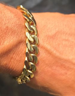 14kt Gold Cuban Bracelet