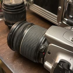 Canon Rebel XT with Kit Lens And 28/200 Zoom Lens