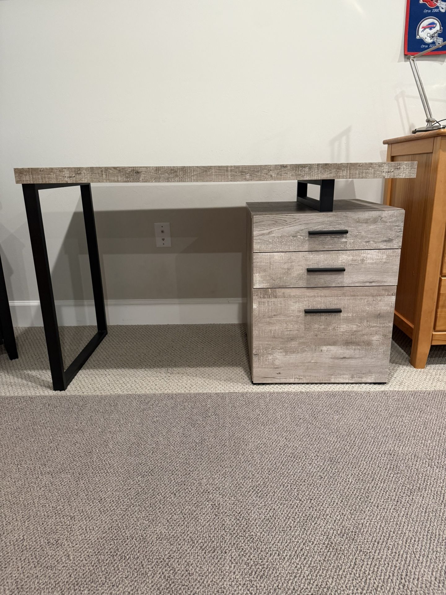 3 Drawer Desk In Like New Condition