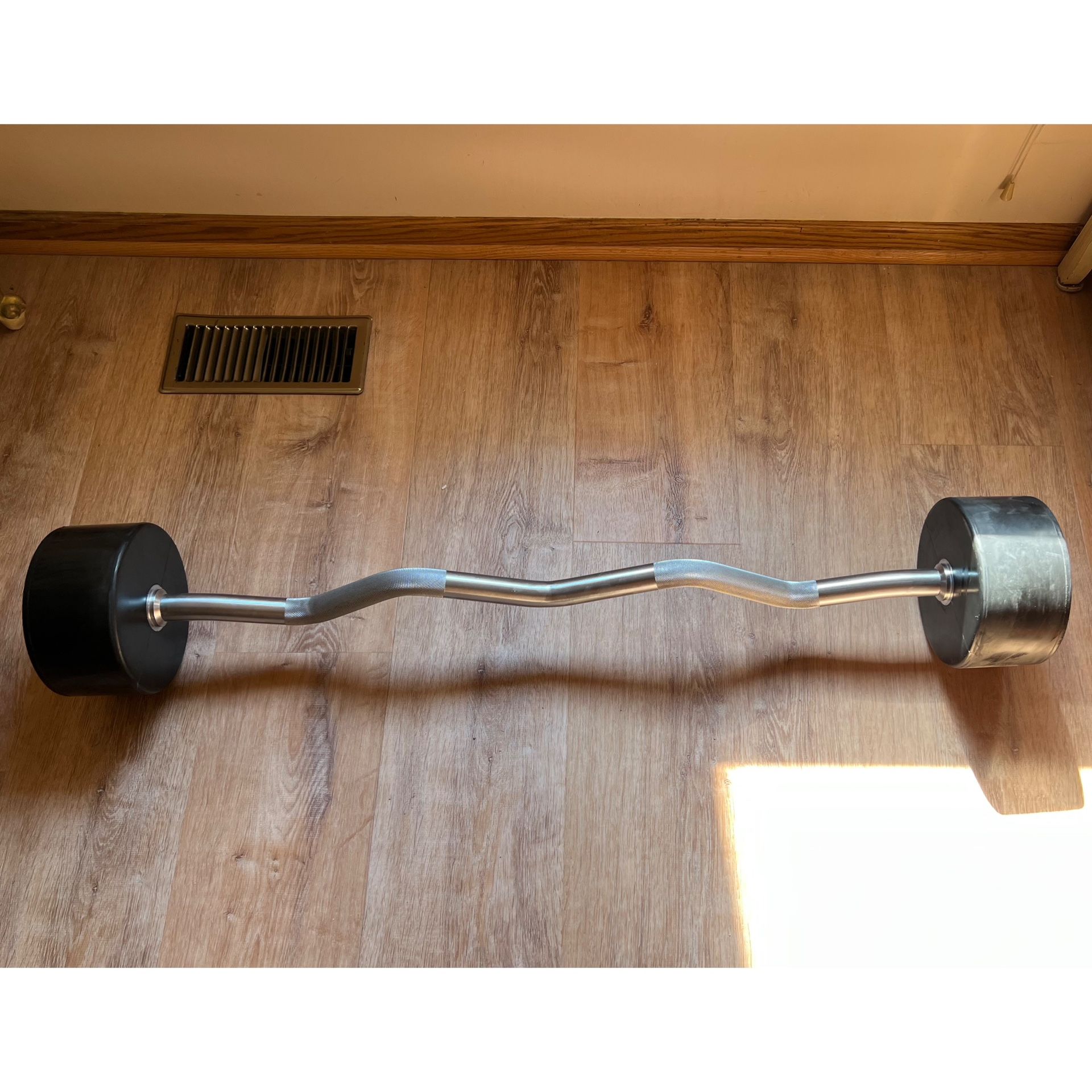 Titan Fitness 90 lb EZ Curl Barbell