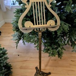 Brass ,Metal Book Music Stand . One Size 