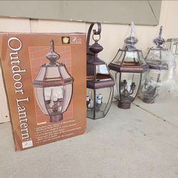 garage light/post lights