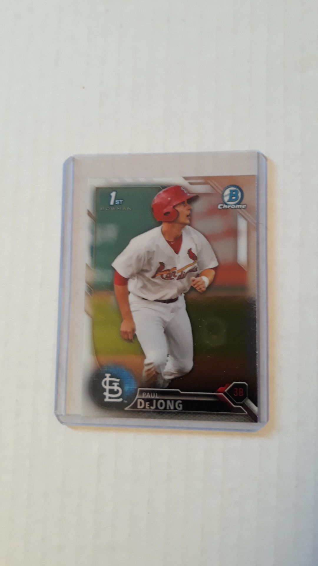2016 Bowman chrome Paul DeJong RC.