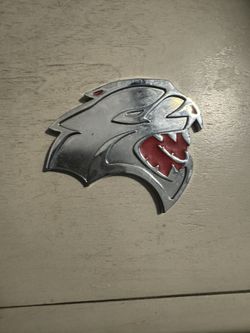 Hell Cat Chrome Trunk Emblem