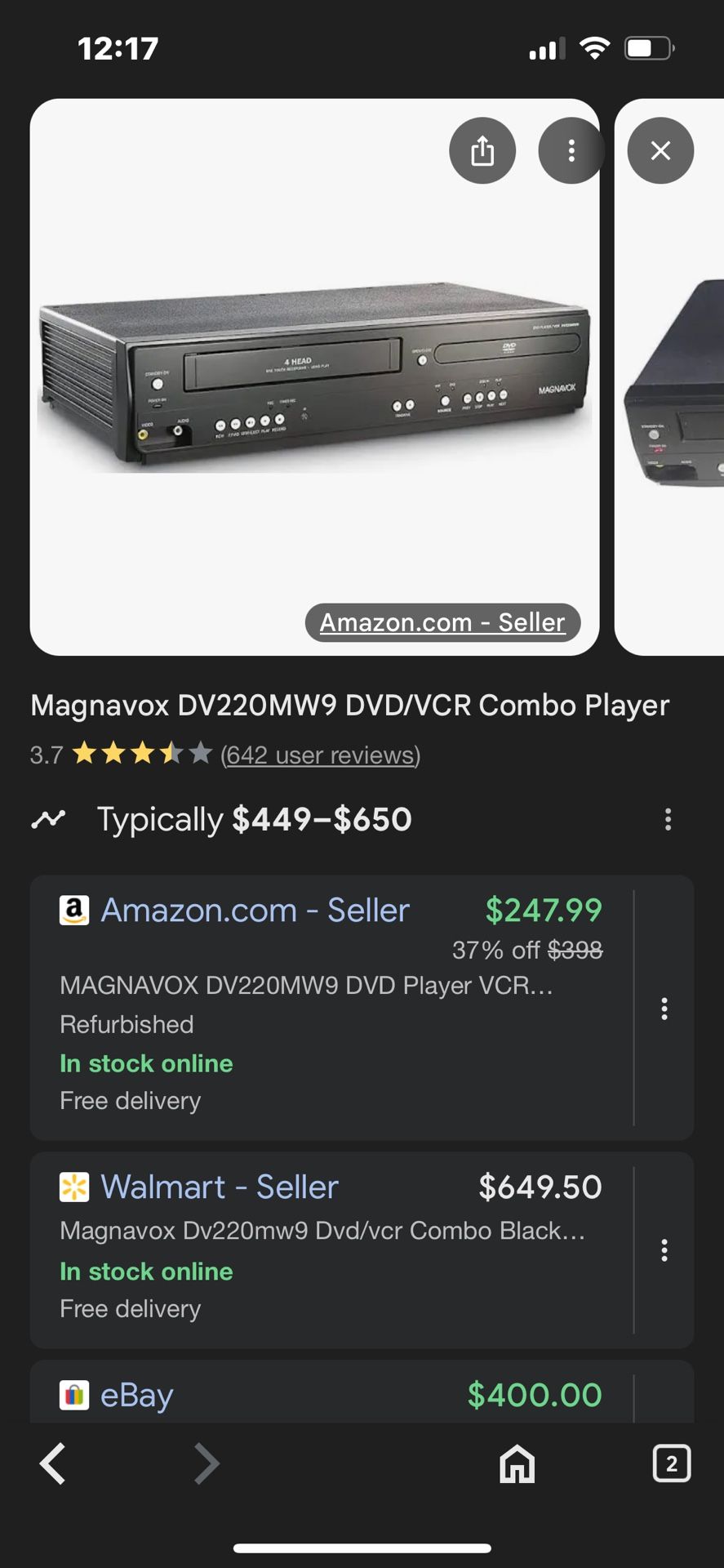 DVD/VHS Player Recorder
