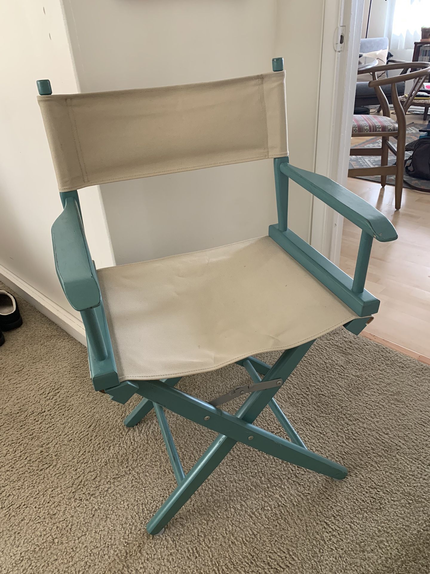Teal Director’s Chair