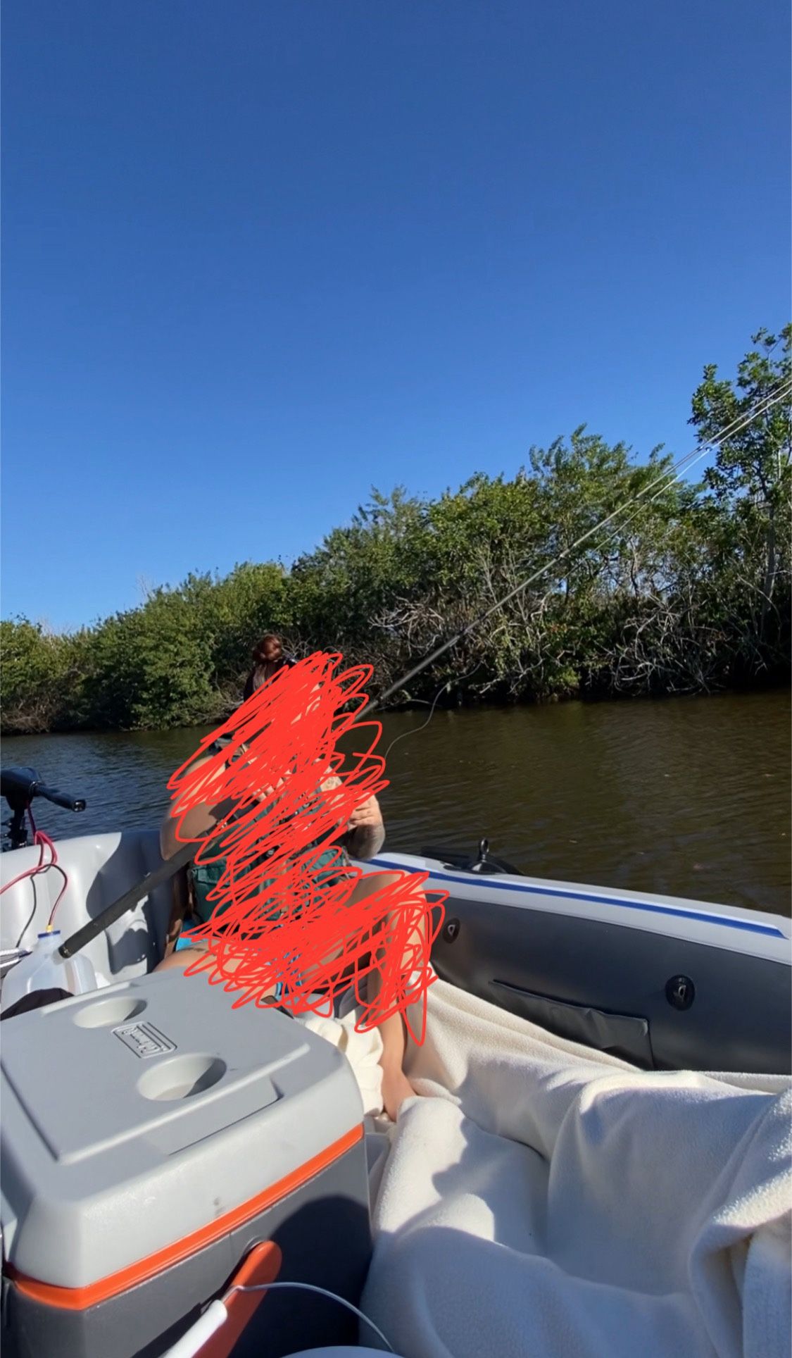 Inflatable Boat With Motor Like New