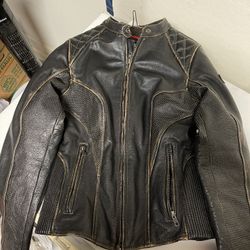 Genuine Leather Motorcycle Jacket Women’s
