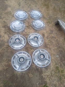 1963 ss and 1960 impala hub caps