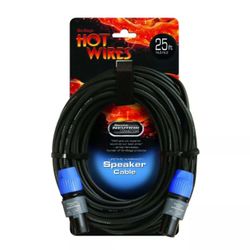 On-Stage SP14-25SS, 25' Speakon Cable NL2-NL2 with Neutrik Connectors