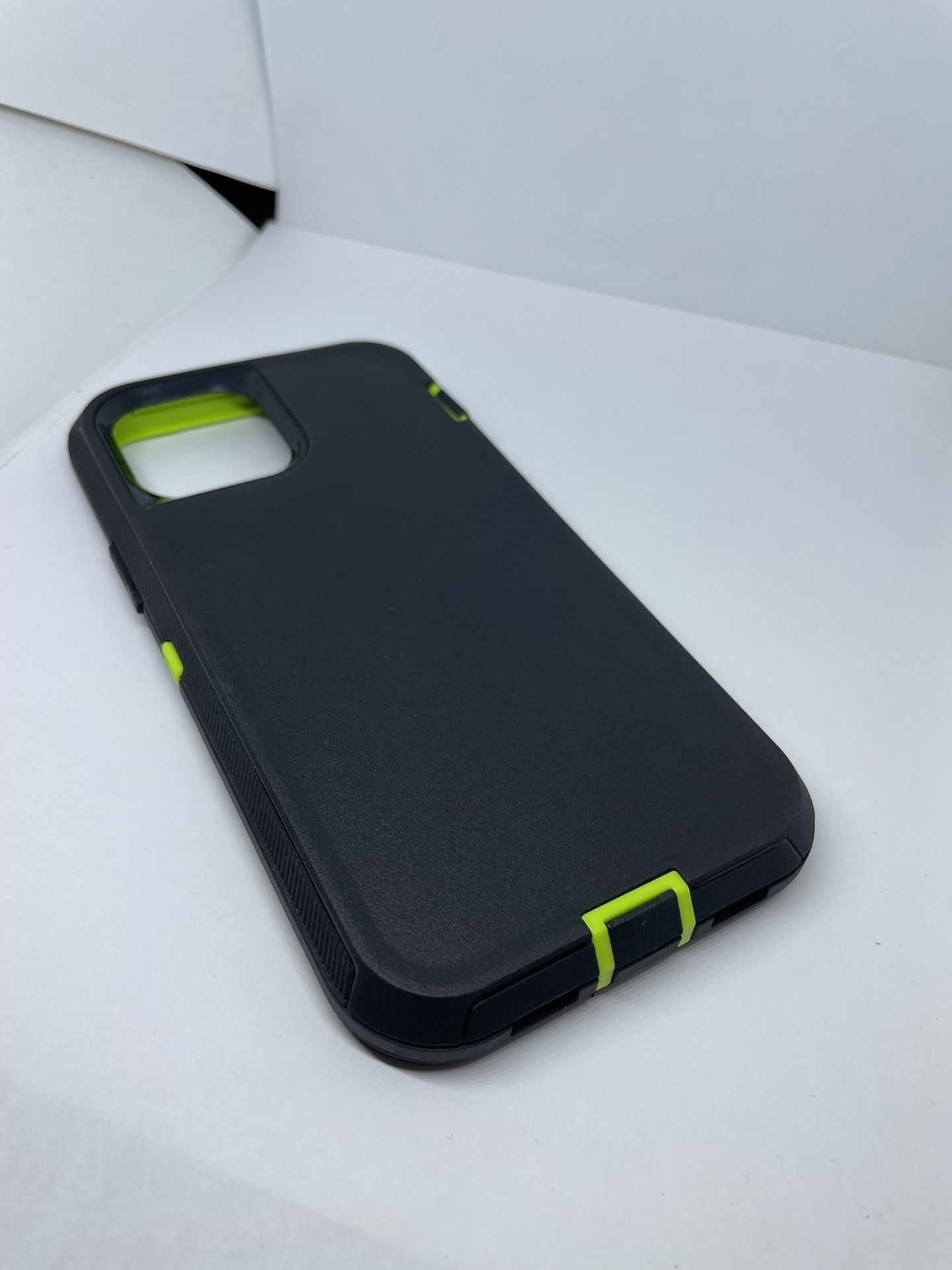 For IPhone 12 Pro Max Green Black Hard Case Cover Protector 