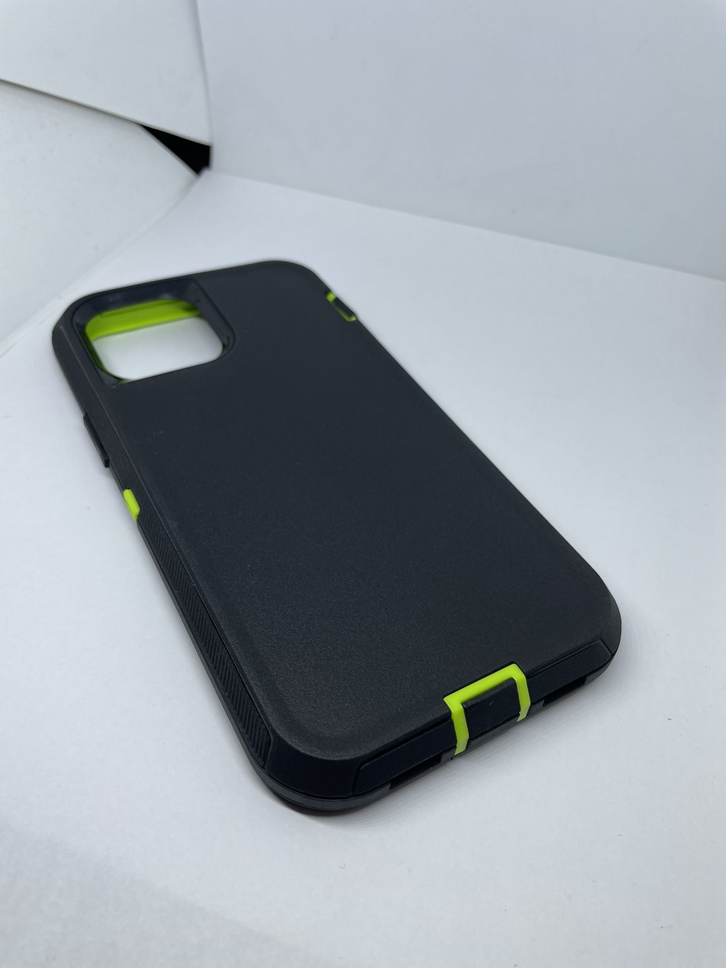 For IPhone 12 Pro Max Green Black Hard Case Cover Protector