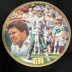 Dan Marino Plate Decorative Art Objet 