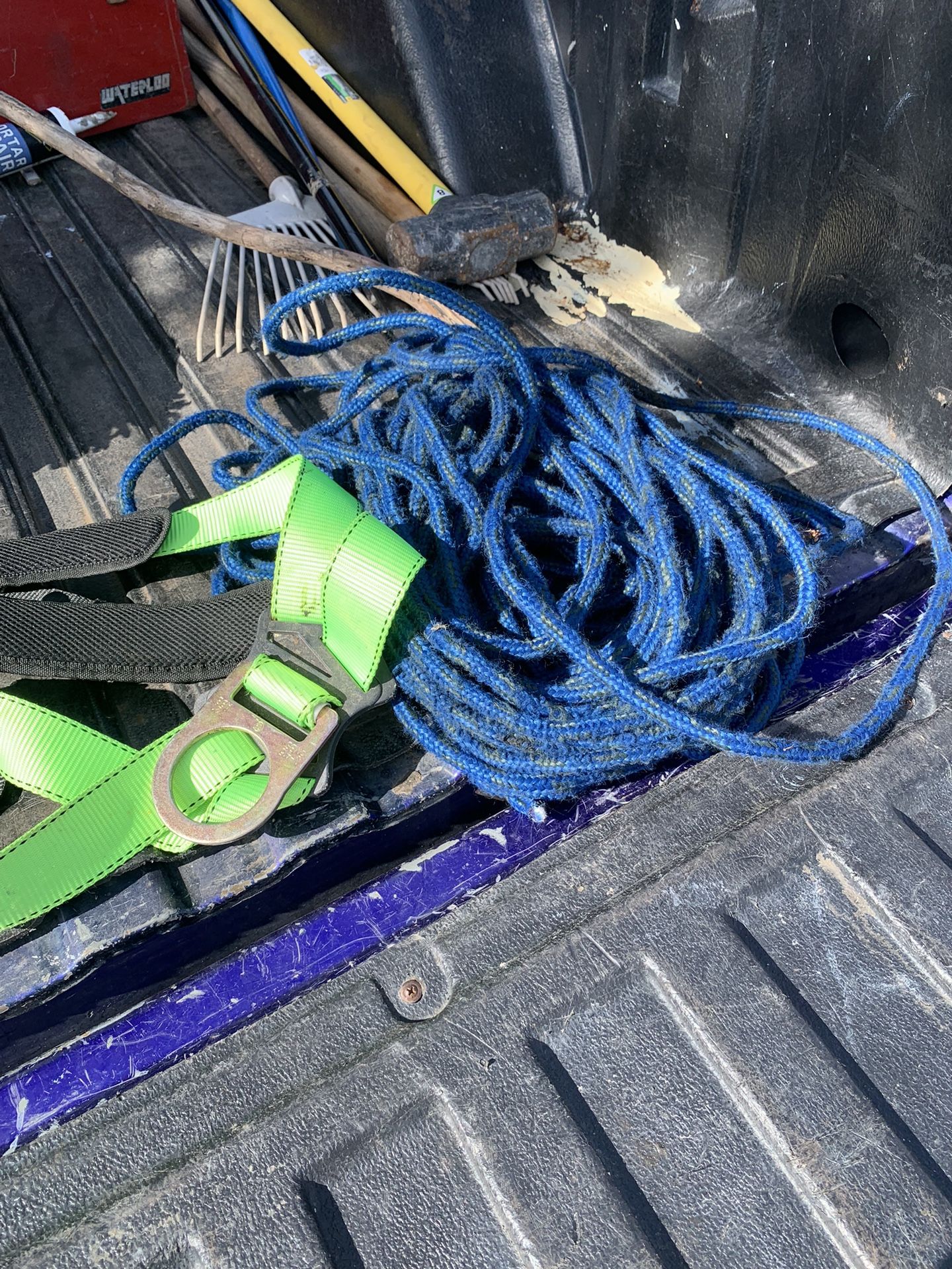 Safety Harness And Rope Excellent Condition