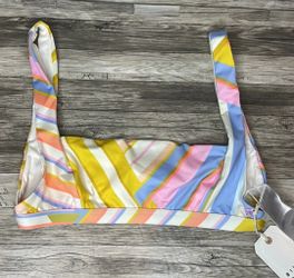 NEW Billabong Break of Dawn Striped Tank Bikini Top