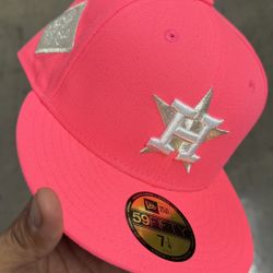 HOUSTON ASTROS NEW ERA FITTED HAT SIZE SZ 7-1/4