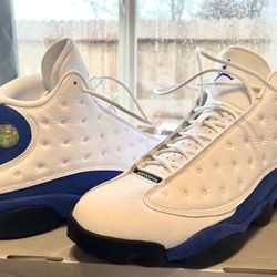 Air Jordan 13 Retro White Hyper Royal Black (Size 11.5)