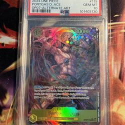 One Piece Portgas D Ace PSA 10