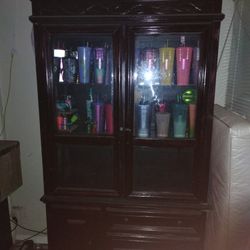 China Cabinet Or Starbucks Cups Cabinet 