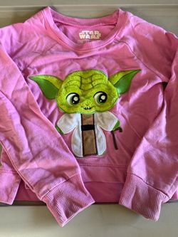 Star Wars Yoda Kids Pink Sweatshirt
