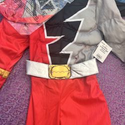 Red Ranger Costume 3t-4t