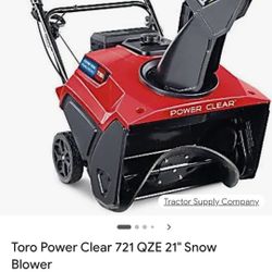 Snow blower 