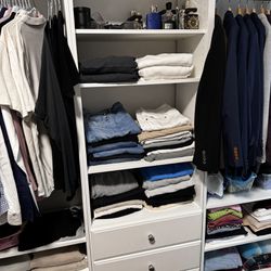 Shelves With Drawers-Closet Systems