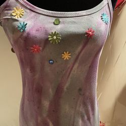 Lovely tiedyed t-shirt’s made by me -large stretchy