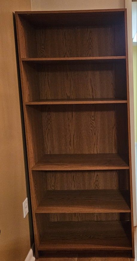 Book Shelf With Adjustable Shelves