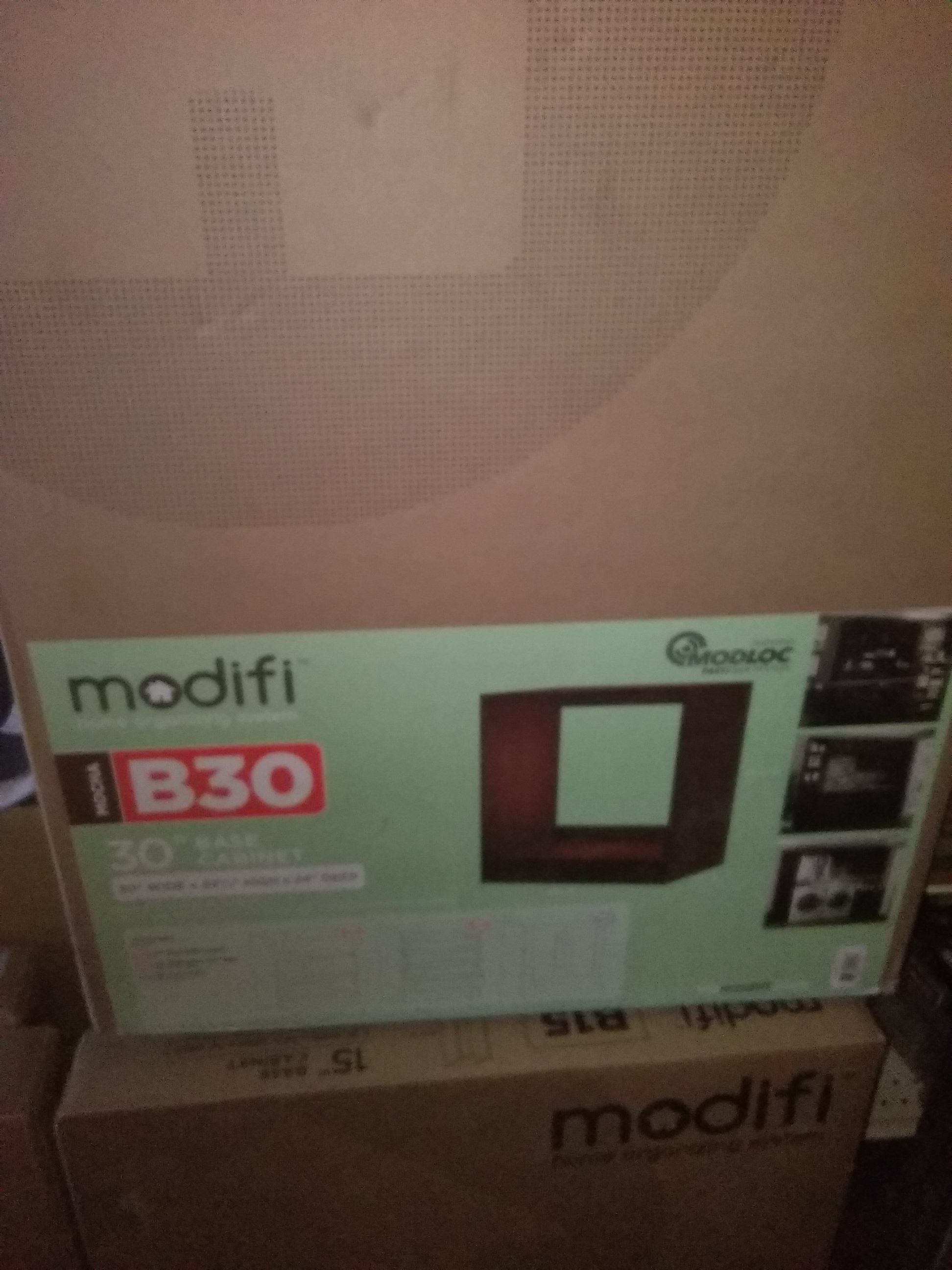 Modifi 30" Base Cabinet. Chocolate color. 5 available