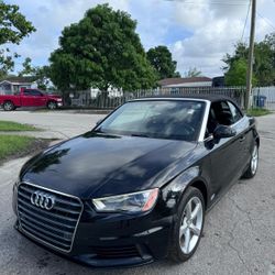 2016 Audi a3 convertible clean title 130k miles we finance with $500 with credit or $3000 no credit full price cash $6000