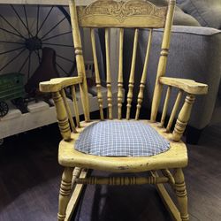 1800’s Antique Children’s Rocking Chair 