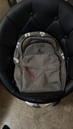 Gray Jordan backpack