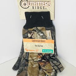 Outfitters Ridge Lightweight Gloves, Size XL, NWT