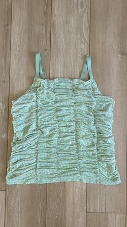 Torrid Light Green Ruched Camisole